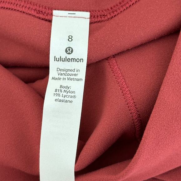 Lululemon Align High-Rise Crop 21" Inseam Legging, Chianti, Size 8 - Picture 5 of 9